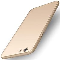 Compatible with Oppo A59 / F1S Case PC Hard Back Cover Phone Protective Shell Protection Non-Slip Scratchproof Protective case (Gold)