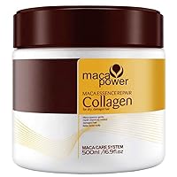 Hair Repair Mask-Deep Conditioning Intensive Hair Treatment MACA Collagen Hair Mask for Dry or Damaged Hair(16.9 fl oz) Conditioner Haircare Restore