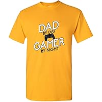 Gamer Dad Men's Shirt, Dad by Day Gamer by Night, Funny Men's Tee, Dad Gift, Fun Dad Tshirt, Boyfriend Gift, Dad Tee