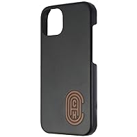 Coach Leather Slim Wrap Case for Apple iPhone 13 Smartphone - Black