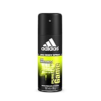 Adidas Male Personal Care Pure Game Body Spray, 4 Fluid Ounce