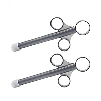 Lube Lubricant Applicator with Scale for Precision & Mess-Free Use,Smooth Rounded Tip,Reusable,Durable,Easy to Clean (2 Pack)