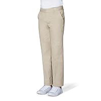 French Toast Boys' Adjustable Waist Work Wear Finish Relaxed Fit Pant (Standard & Husky)