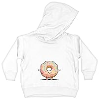 Colorful Toddler Hoodie - Donut Toddler Hooded Sweatshirt - Unique Kids' Hoodie