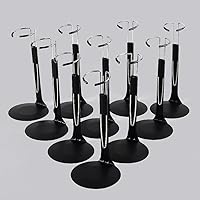 UCanaan 10 Pcs Doll Stand - Action Figure Stands with Expandable Waist Wire for 8