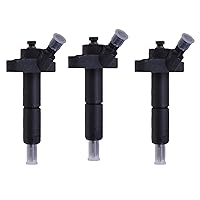FridayParts Fuel Injector D9NN9F593BA Compatible for Ford New Holland Engine BSD332 BSD333 Tractor 2310 2910 3610 4610 5600 5700 6600 7600 Replacement (3Pcs)