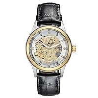 Men's Fully Automatic Mechanical Watch Dragon Theme Dial Waterproof Business Gem-Set Luxury Personality Wrist Watch