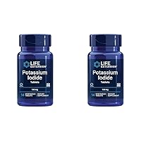 Life Extension Potassium Iodide 130mg 14 Tablets (Pack of 2)