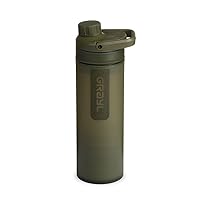UltraPress 16.9 oz Water Purifier & Filter Bottle for Hiking, Backpacking, Survival, Travel