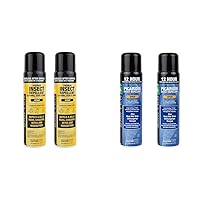 Sawyer Products Permethrin Insect Repellent for Clothing, Gear & Tents Twin Pack + 20% Picaridin Insect Repellent Continuous Spray