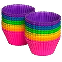 12pcs Silicone Square Cup Cake Muffin Cupcake Cases Baking Cup Baking Moulds jc 