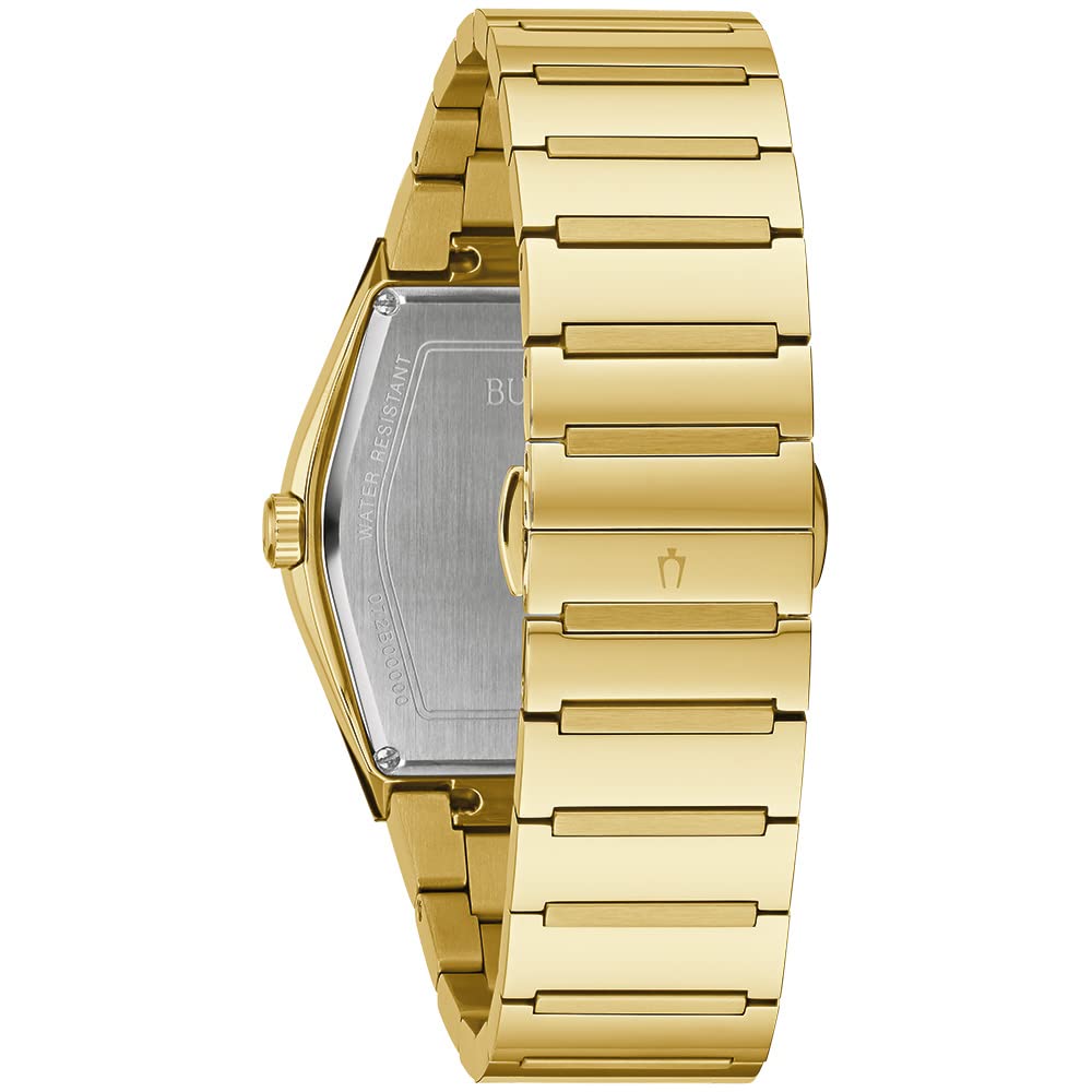 Bulova Men's Large Gemini Futuro Gold-Tone Stainless Steel Bracelet Watch | 40mm | 97A164