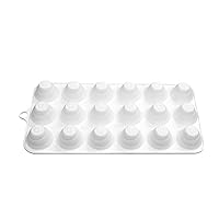 Chocolate Molds Silicone,Candy Molds,18-cavity Small Cyclone Shape Silicone Mold Fondant Mousse Cake Decorating Tool for Making Chocolate, Candy, Soaps