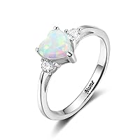 10K 14K 18K Opal Engagement Rings for Women Gold Jewelry Gifts for Her