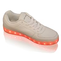 Women's LED Sports Shoes Flashing Sneakers Hiking Jogging Trainers (US7-Women)