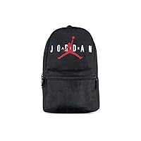 Jordan Backpack Jan Hbr Eco Black Code 9A0833-023, Black/Red/White, Taglia unica