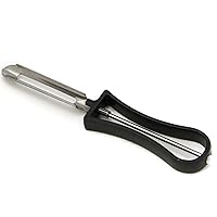 Chef Craft Select Plastic Vegetable Peeler, 6 inches in length, Black