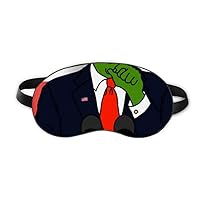 America President Sad Frog Great Image Sleep Eye Shield Soft Night Blindfold Shade Cover