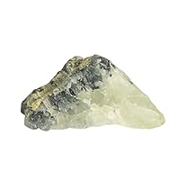 Unheated Natural Green Prehnite 40.00 Ct Certified Natural Lapidary Cabbing Rough Healing Crystal Gemstone