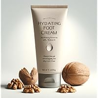 Hydrating Foot Cream with Walnut Oil - Nourishing Formula for Soft, Supple Feet - Enriched with Moisturizing Walnut Oil - Soothes and Revitalizes Dry, Cracked Skin - 4oz