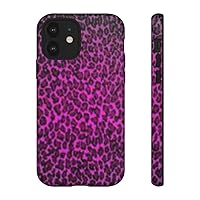 Purple Leopard Phone Case iPhone 12 / Matte