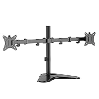 Mount-It! Dual Monitor Stand for Desks, Dual Monitor Arm Fits 2 Monitors max. 32