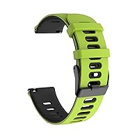 22mm Sport Silicone Replaceable Straps for Xiaomi Mi Watch Color Wristband for Mi Watch Color 2 Bracelet Watchbands (Color : Color M, Size : for Mi Watch Color)
