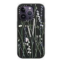 CASETiFY Impact iPhone 14 Pro Case [4X Military Grade Drop Tested / 8.2ft Drop Protection] - Gigi Garden Florals - Matte Black