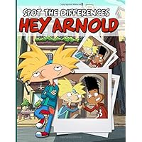Hey Arnold Spot The Difference: Adult Picture Puzzle Activity Books For Men And Women Perfectly Portable Pages