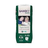 Bambo Nature Premium Dreamy Night Pants: Boys 8-15 years, 10 Count