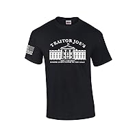 Traitor Joes Funny Joe Biden 86 46 Funny Political Men's Short Sleeve T-Shirt