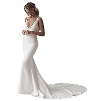 Wedding Dresses for Bride with Train Bridal Gowns for Women Long HS03