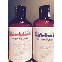 Wild in the Child Shampoo & Conditioner - (Adds Body & Volume) - Vegan, Gluten Free, GMO Free, No Animal Testing.