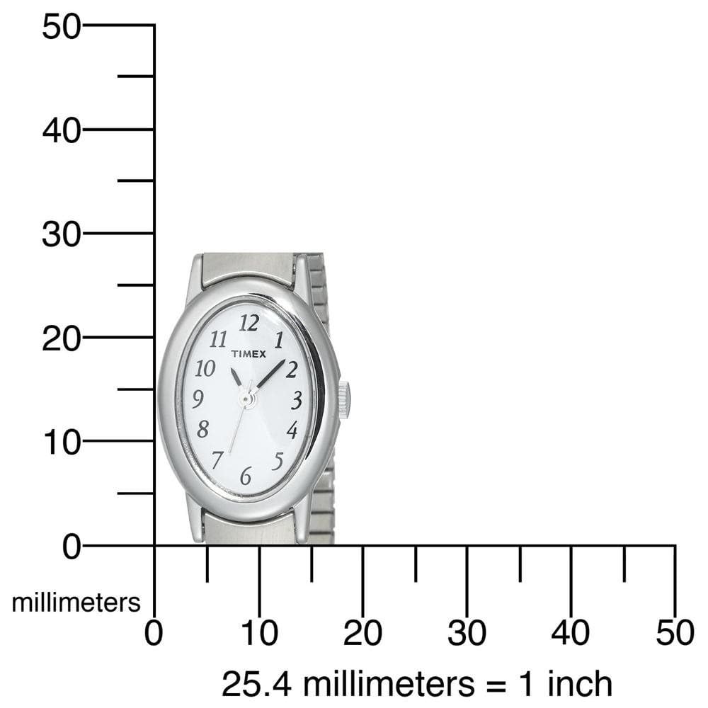 Timex T21902 Ladies White Steel Cavatina Watch