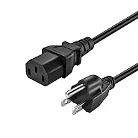 10FT AC Power Cord 3 Prong Compatible ION Explorer Outback Wireless Speaker, ION Tailgater Bluetooth Speaker IPA57, Guitar Amplifier Musical Amp Wall Cable Replacement