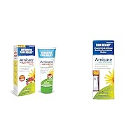Boiron Arnicare Arthritis Cream with Devil's Claw and Gel & Oral Pellets Pain Relief Value Pack - 2.5 oz & 80 Pellet Tube
