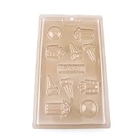 10 Pieces Chocolate Molds Plastic Egg Wedding Mothers Day Baby Shower 09716 Party Tool Candy Making Supplies Cake Sugarcraft Jelly