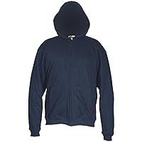 Flame Resistant FR Zip Sweatshirt, Navy, X4-Large