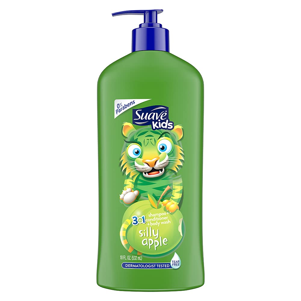 Silly Apple 3-in-1 Shampoo, Conditioner, Body Wash
