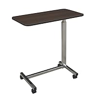 Overbed Bedside Table with Wheels for Home, Nursing Home, Assisted Living, or Hospital use