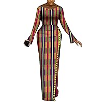 African Dresses for Women Long Sleeve Party Dresses Riche African Print Women Clothing