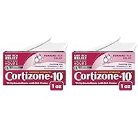 Cortizone 10 Maximum Strength Feminine Itch Cream, 1% Hydrocortisone, 1 oz. (Pack of 2)