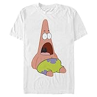 Nickelodeon Big & Tall Spongebob Squarepants Surprised Patrick Men's Tops Short Sleeve Tee Shirt