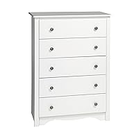 Prepac Sonoma Superior 5-Drawer Chest for Bedroom - Spacious and Stylish Chest of Drawers, Measuring 16
