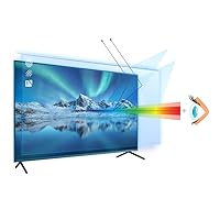 55 inch Anti-Blue Light TV Screen Protector. Damage Protection Panel (48.4 x 28.1 inch) Filter Blocking UV & Blue Light from 380 to 495nm. Fits LCD, LED, 4K OLED & QLED HDTV Displays