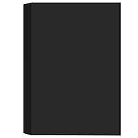 A4 Black Card - 50 sheets 220gm Black Cardstock Paper, More For Greeting Cards, Invitations, Fun Crafting and Decorating, Decoupage ect.