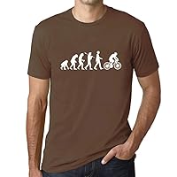 Men's Graphic T-Shirt Evolution of Cycling Eco-Friendly Limited Edition Short Sleeve Tee-Shirt Vintage Birthday