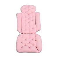 Full Body Bath Pillow, Multipurpose, Breathable, Quick Drying, Stretchy and Soft, Bathtub Cushion for Spa, Pool, Outdoor Bathtub (Pink)