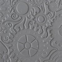 Cool Tools - Flexible Texture Tile - Steampunk Swirl - 4