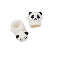 Izzy and Oliver New Baby Infant Panda Character Super Soft Booties, White, One Size